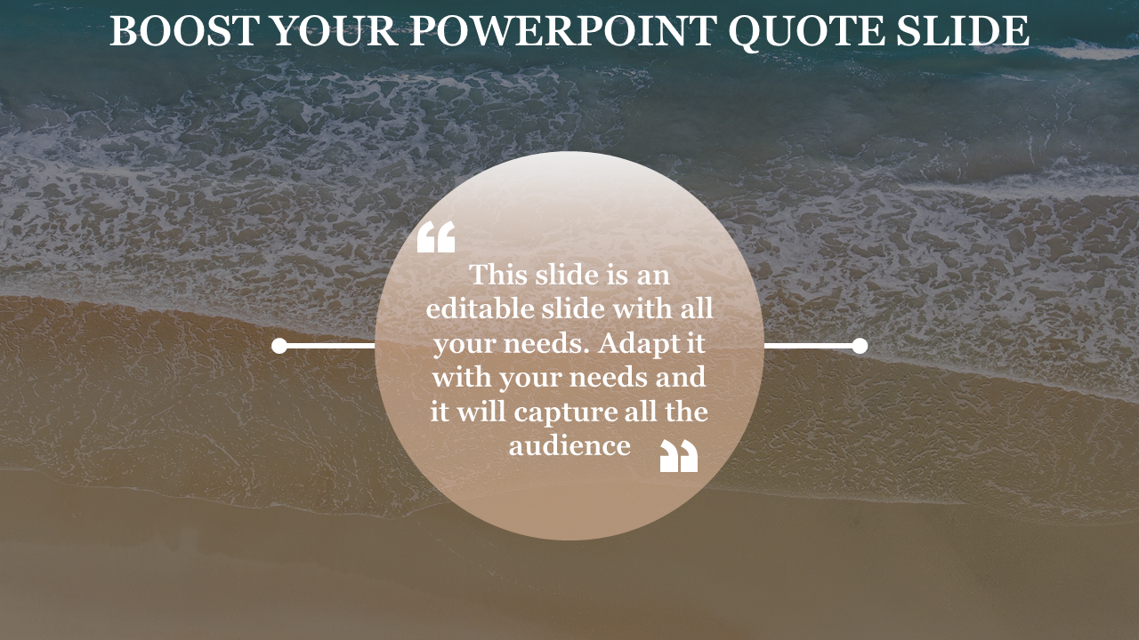 Alluring PowerPoint Quote Slide Template Designs PPT